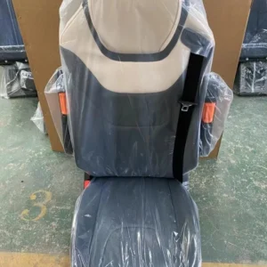 Metal Bus Seat with Safety Belt Heavy Duty Truck Seat Air Ride Suspension Seat — photo 3